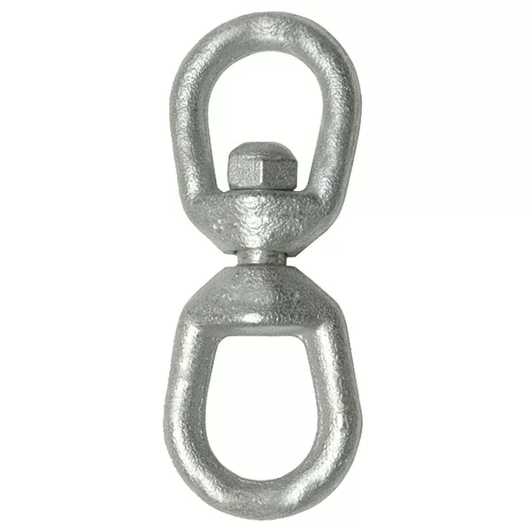 Eye & Eye Swivel-Hot Dip Galvanized-1/2,3, 600 lbs. Working Load
