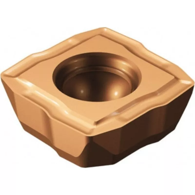 Sandvik Coromant 880-020204H-C-GR 1044 Carbide Indexable Drill Insert TiAlN Finish, 4.9mm Inscribed Circle, 2.4mm Thick, 0.4mm Corner Radius, Square 5765679 - 52060365